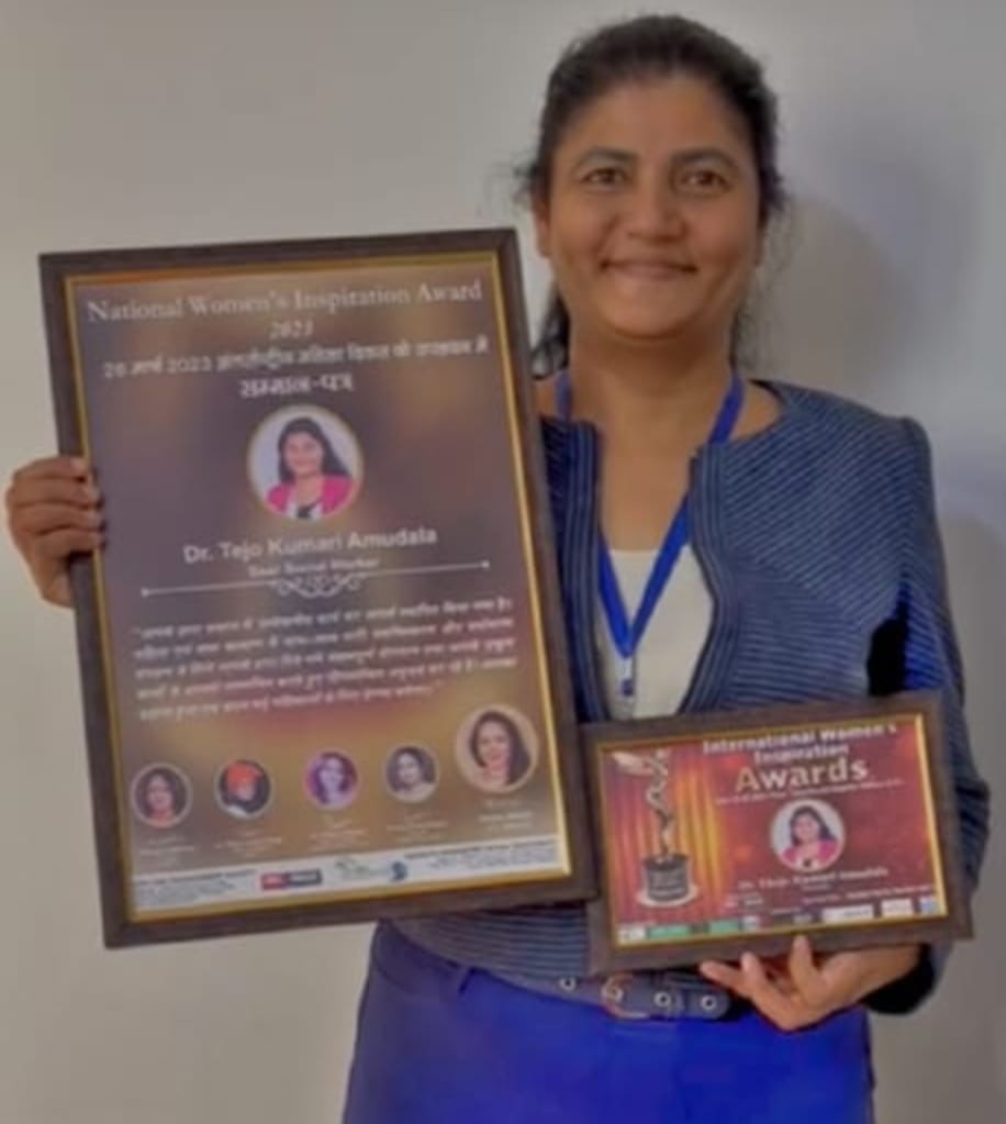 Dr Thejo Kumari Amudala: Celebrated Business Entrepreneur and Philanthropist Honoured with International Women's Inspiration Awards and National Women's  Inspiration Awards for Exemplary Social Work